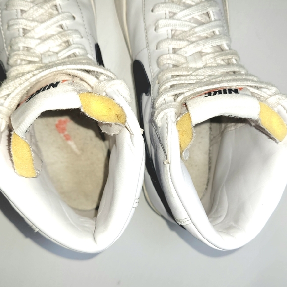 🎀 Nike Blazer Mid 77 Vintage White Black 6.5 W - Picture 11 of 13